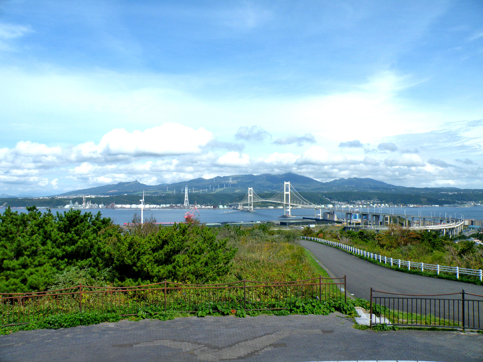 室蘭港の眺望