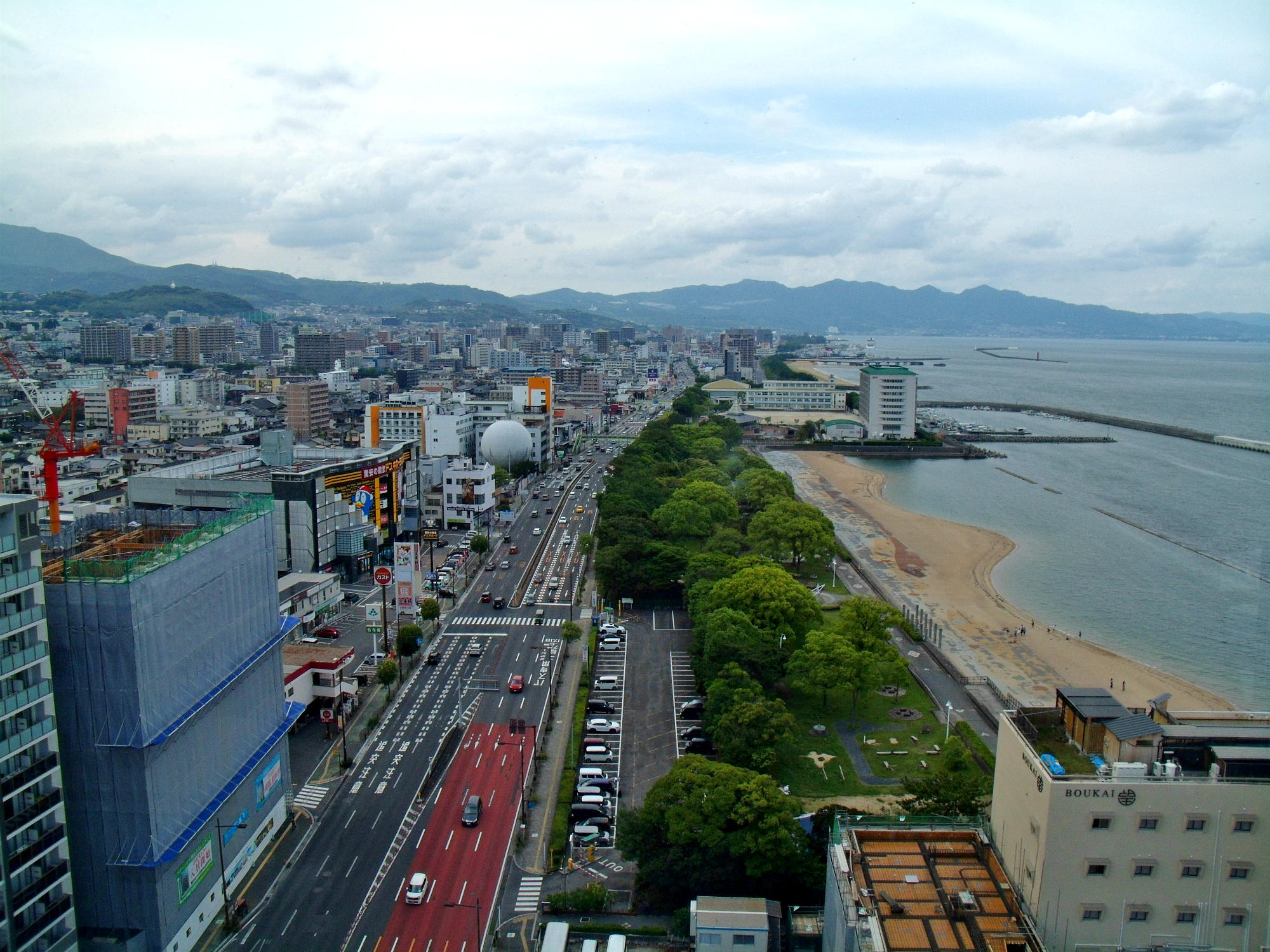 別府湾の眺望